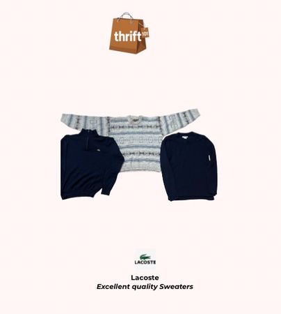 Lacoste Premium Sweatshirts - 30 Stück