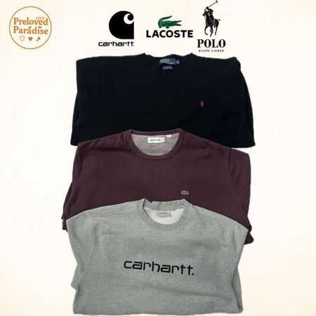 Carhartt , Lacoste , Ralph Lauren Mix Sweaters
