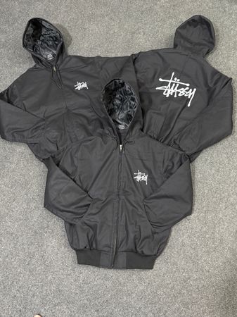 Veste à capuche brodée Stussy Style Rework