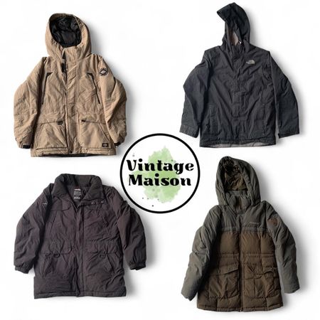 Cotton Puffer North Face, Dickies Columbia & Ellesse