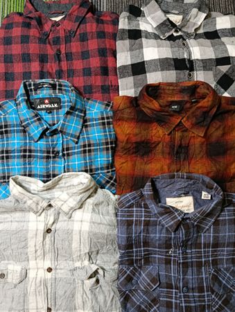 Chemises en flanelle sans marque (2460)