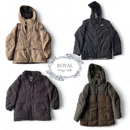 Cotton Puffer North Face, Dickies, Ellesse & Columbia