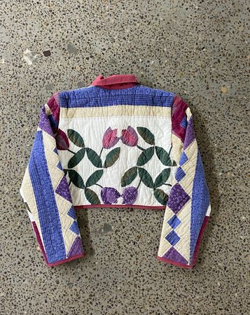 Top acolchado reciclado