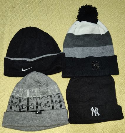 Nike and new York wool caps