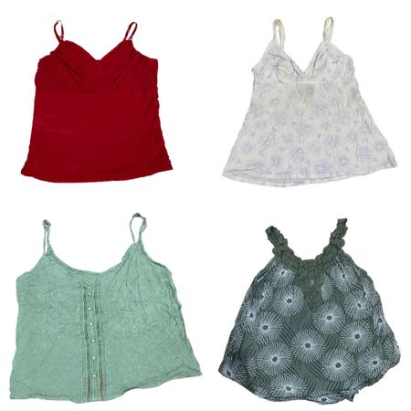 Camisole en dentelle et en V Y2K Fashion