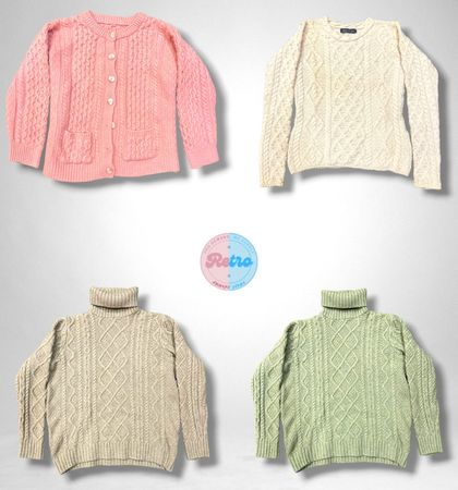 Vintage/ Y2K Fisherman Knit Revival (E)