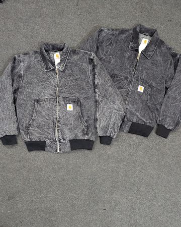Vintage Carhartt Reworked Style Acid Washed Faded Detroit Jackets