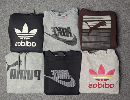 Nike Puma Adidas & Round Neck sweatshirt