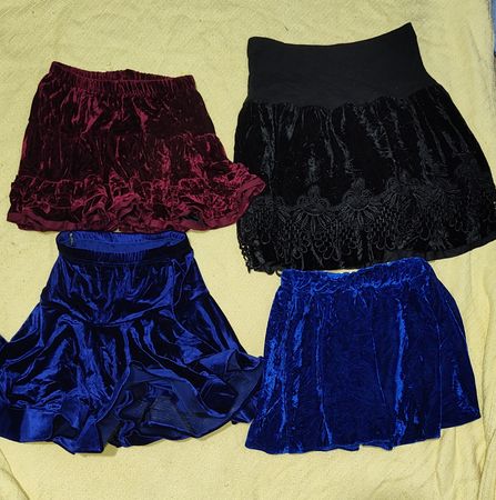Faldas de terciopelo