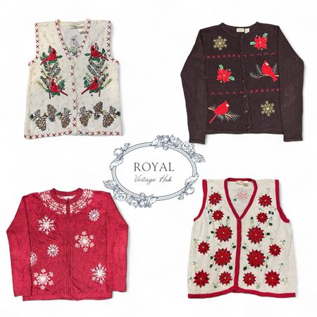 ヴィンテージ / Y2kクリスマスバイブニットエディット :1