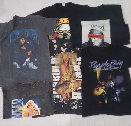 CRZ0146 Vintage Music Band T-Shirts