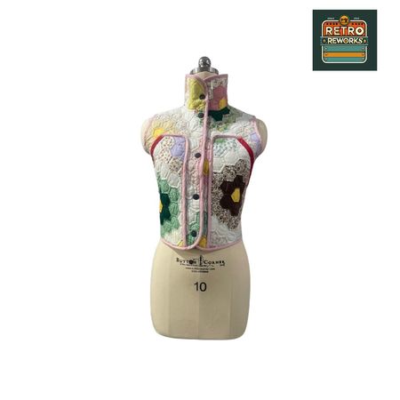 SS25 Gilet Matelassé à Nouer à l'Avant Recyclé