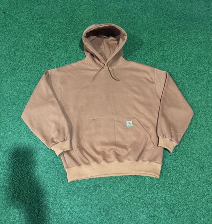 Rework style sweatshirts à capuche Carhartt mustard