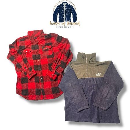 Mix branf fleeces jackets and sweets shirts
