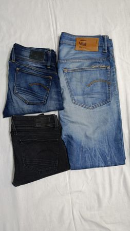 Vintage G-star mixed jeans — luxury thrift find ✨