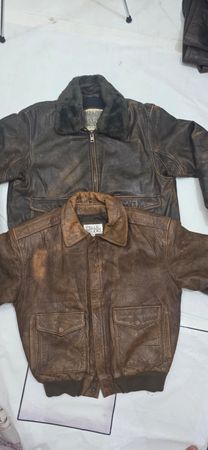 Men's flight/bomber leather jackets