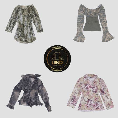 Tops in rete grunge revival Y2K