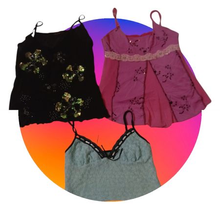 Y2k womens cami tops
