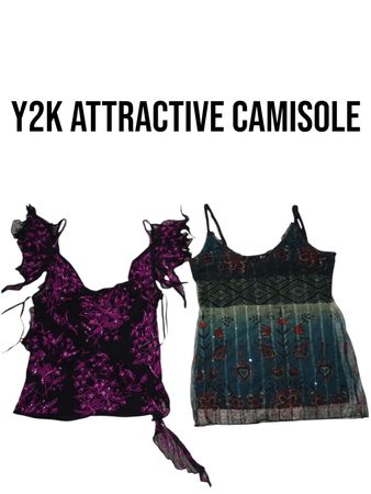 Y2K attractive cami tops