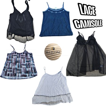 Vintage Y2K Cami Retro Camisoles (0162)