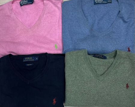 Pull V en laine Ralph Lauren