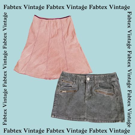 (FV-172) Y2K Corduroy-Röcke