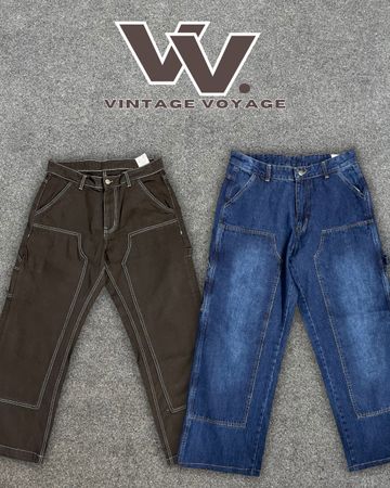 Carhartt reworked style mix color denim pants #171025