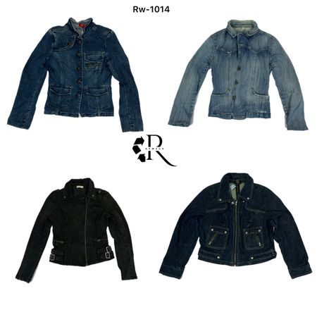 Y2K IT Girl Denim Jacket (Rw-1014)