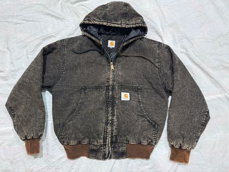 Rework style Carhartt Brown Acid washed Jacket.