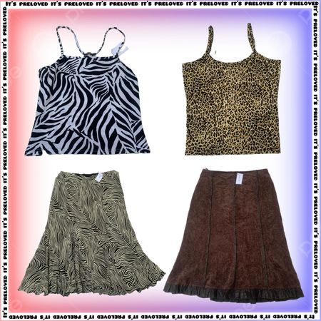 Mob Wife Inspo- Y2K Tops und Röcke Mix (SS-1433)