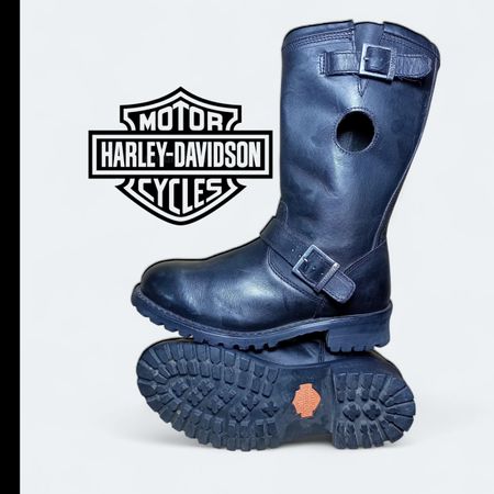 SAY#315 Bottes de motard vintage 🏍️ | Police 883, Harley Davidson, A.S.98, Palladium et plus
