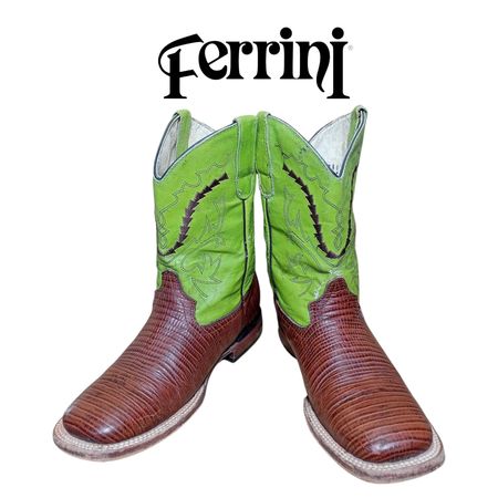 Bottes de cowboy vintage premium et super confortables SA#318 – Collection enfants 🤠👢