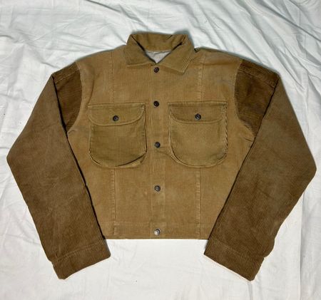 Upcycled Corduroy Jackets Cargo Style Pockets WR_0013