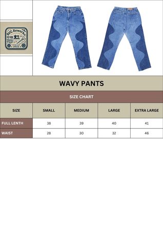 Upcycled Wavy Jeans