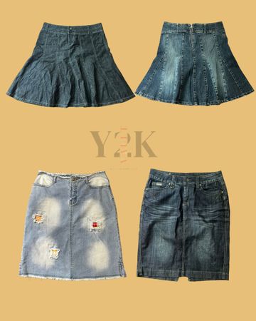 Retro Skirt Revival: Y2K Edition (Yv-398)