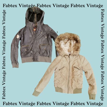 (FV-182) Manteaux Puffer Y2K