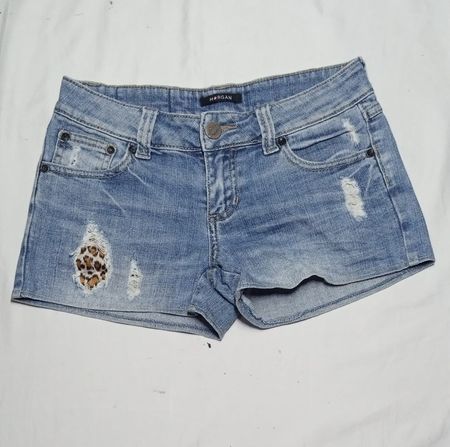 SK#51, Denim Mini Midi Shorts