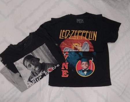 CRZ0253 Lote de Camisetas Gráficas de Música Clásica Vintage