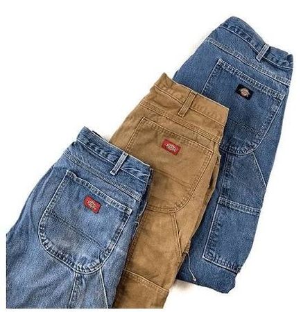 Carhartt Dickies paints and jeans