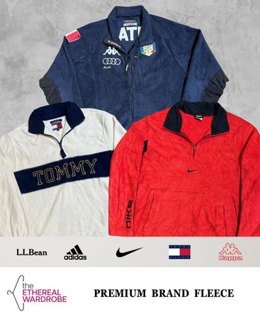 Premium Fleece Vintage Nike, Kappa Italia, Adidas, Tommy & L.L.bean