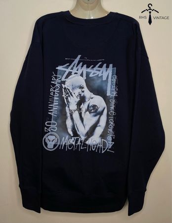 Stussy rework style printed sweatshirts