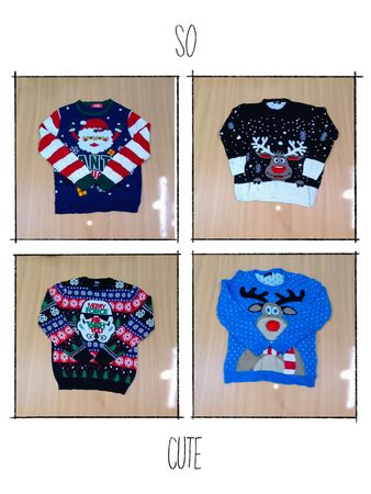 JA 0498 ブランドなしのクリスマスセーター