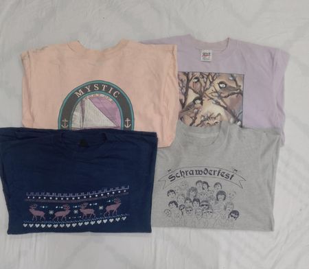 ZV0366 T-shirt a punto singolo