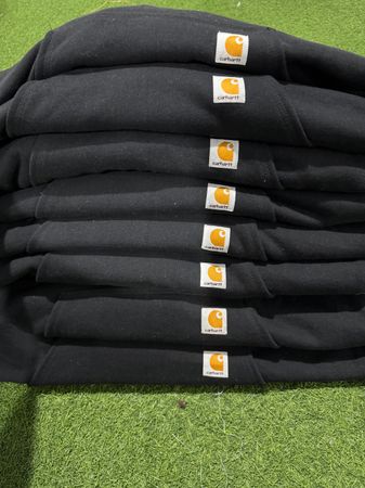 rework style black carhartt hoodies