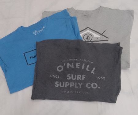 CRZ0337 Camiseta Estampada Clássica Vintage de Surf