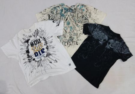 CR5419 Vintage Skull Graphic T-Shirt Bundle