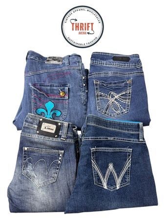 Calças Flare para Mulheres Y2K