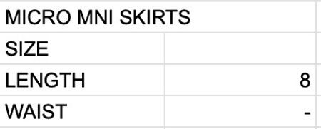 Upcycle Micro Mini Röcke