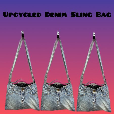 Upcycled Denim Sling Bag (REPR)