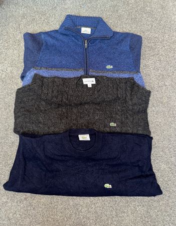 Authentic Lacoste sweaters